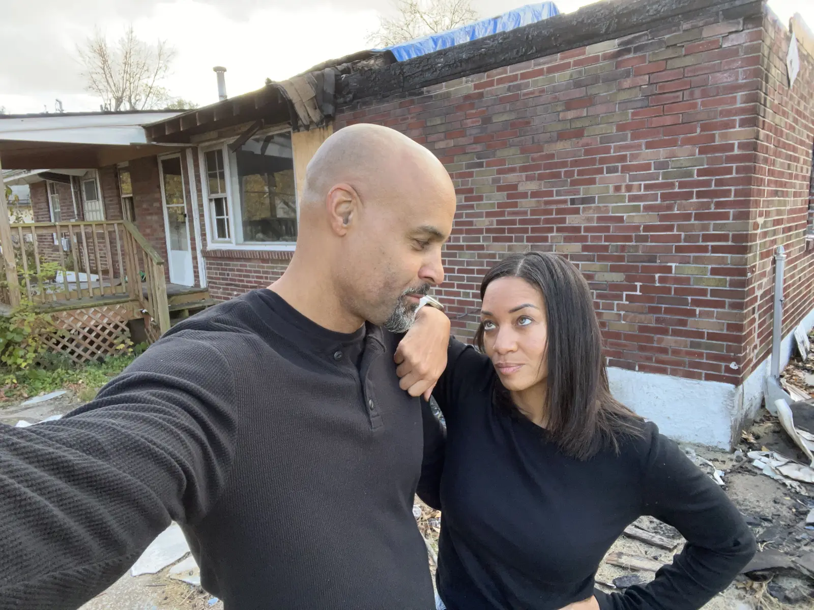 On site with my wife