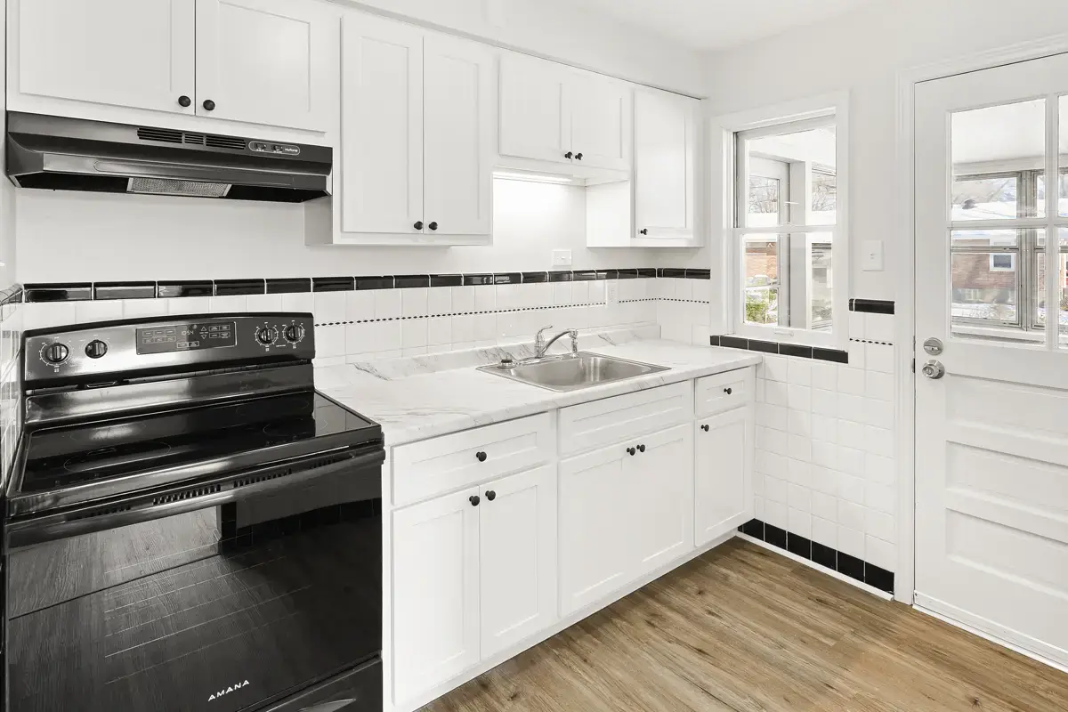Cutler after: new white kitchen