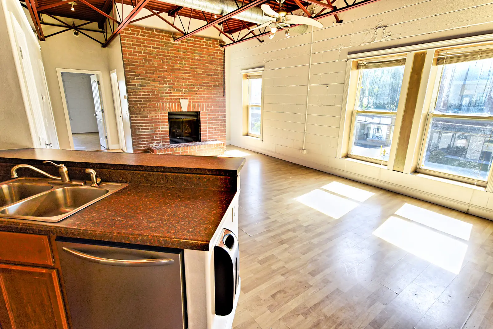 Big windows, lots of light