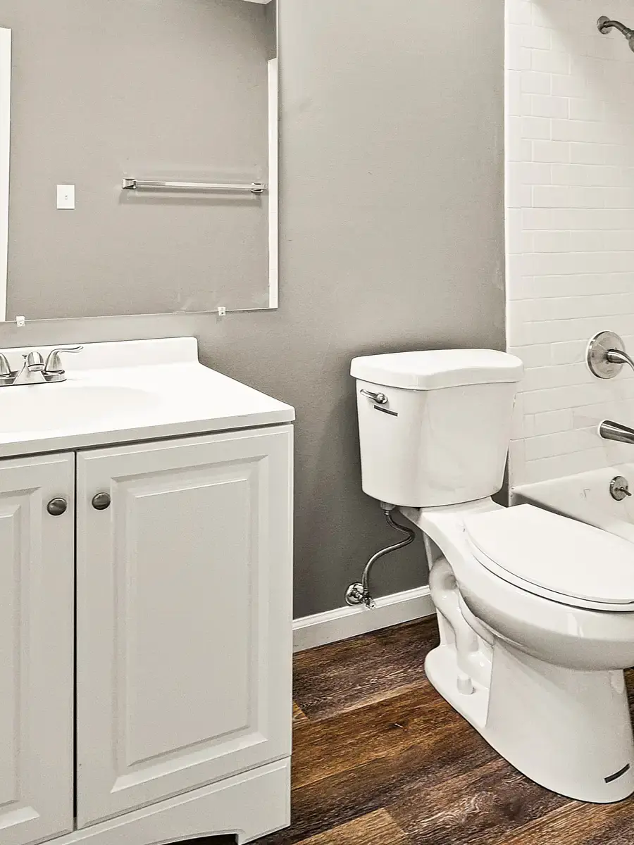 Olian after: renovated bathroom